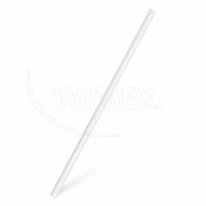 WIMEX s.r.o. Papír szívószál fehér `JUMBO` Ø8mm x 25cm [100 db]