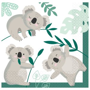 Amscan Szalvéták - Koala 33 x 33 cm