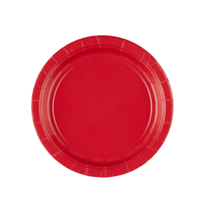 Amscan Papír tányérok piros 8 drb