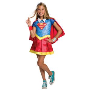 Rubies Gyerek jelmez Deluxe - Supergirl Méret - gyermek: L