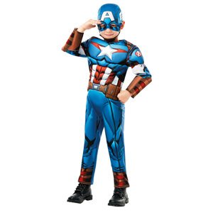 Rubies Jelmez Captain America - gyerek deluxe Méret - gyermek: L