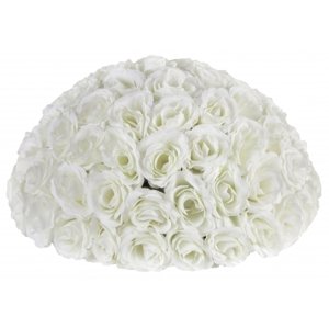 Santex Asztali dekoráció - Fehér rózsák Ø 40 cm