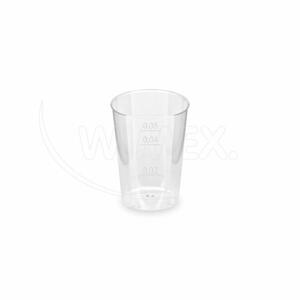 WIMEX s.r.o. Műanyag pohár (PS) Ø44mm 2cl/4cl/5cl [40 db]