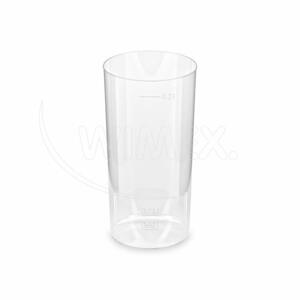 WIMEX s.r.o. Műanyag pohár (PS) Longdrink Ø56mm 2cl/4cl/0,2L [10 db]