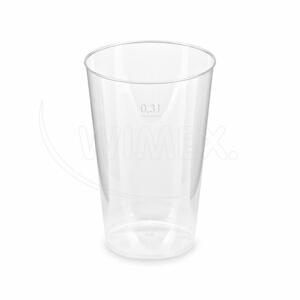 WIMEX s.r.o. Műanyag pohár (PS) Ø79mm 0,3L [25 db]
