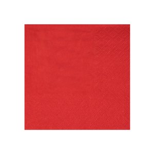 Santex Servítky - jednofarebné 21 x 20 cm Szín: Piros