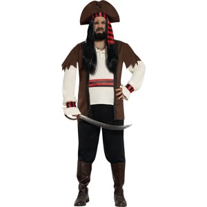 Guirca Férfi jelmez - Jack Sparrow Méret - felnőtt: L