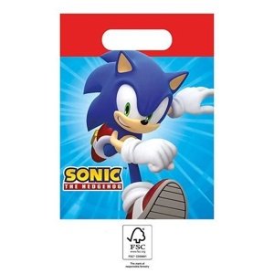 Procos Ajándék parti táska - Sonic 4 db
