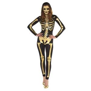 Amscan Női jelmez - Arany csontváz Méret - felnőtt: L