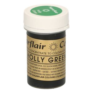 Sugarflair Colours Holly Green ehető zselés festék - zöld 25 g