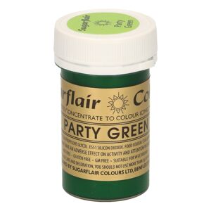 Sugarflair Colours Gel festék Party Green - Zöld 25 g