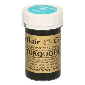 Sugarflair Colours Gél festék Turquoise -  Türkisz 25 g