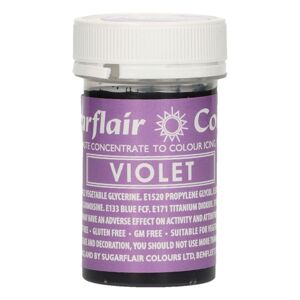 Sugarflair Colours Gél festék Violet - Lila 25 g