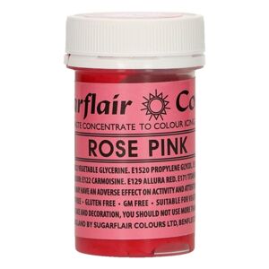 Sugarflair Colours Gél festék Rose Pink - Rózsaszín 25 g