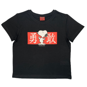 EPlus Lányos trikó - Snoopy fekete Méret - gyermek: 140