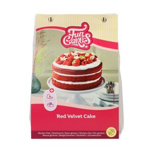 Funcakes Gluténmentes piskóta keverék Red Velvet 400 g