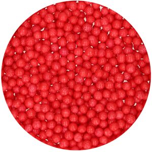 Funcakes Piros cukor golyócskák Soft Pearls - 80g