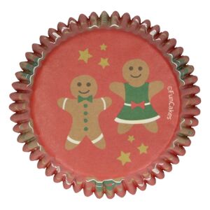 Funcakes Karácsonyi muffin kosárkák - Mézeskakács 48 db