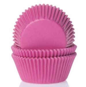 House of Marie Mini muffin sütőformák - sötét rózsaszín 60 db