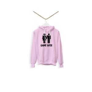 Personal Páros női pulóver - Game Over Szín: Rózsaszín, Méret - felnőtt: XL