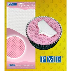 PME Classic Dot strukturált lenyomat fólia - Pontok 15 x 30,5 cm
