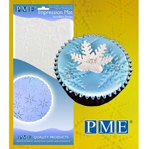 PME Fondant lenyomatozó fólia Hópelyhek - Snowflake 15 x 30,5 cm