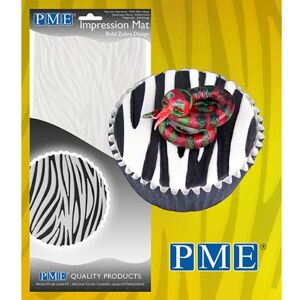 PME Fondant lenyomatozó fólia Zebra minta 15 x 30,5 cm