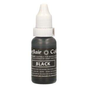 Sugarflair Colours Folyékony ételszínezék Black - Fekete 14 ml