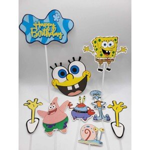Loranc Tortadísz Happy Birthday - SpongeBob