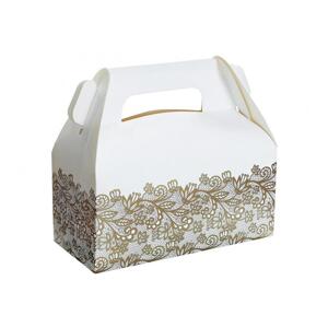 Godan Dekoratív esküvői süteményes doboz - Csipke