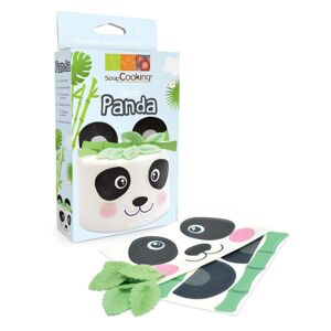 Scrapcooking Dekoráció készlet tortára - Panda 15 db