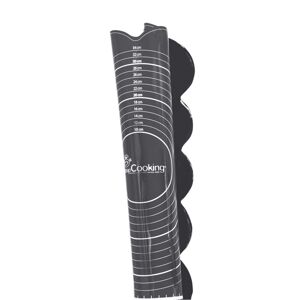 Scrapcooking Fekete szilikon nyújtó alátét 60 x 43,5 cm