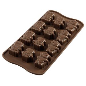 Silikomart Szilikon forma csokoládéra - Robochoc (robotok)