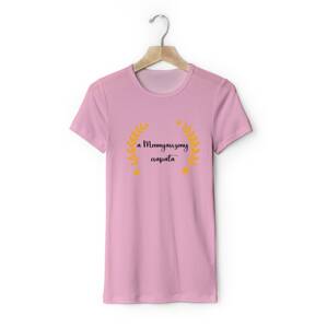 Personal Női póló - A menyasszony csapata Elegant Szín: Rózsaszín, Méret - felnőtt: L