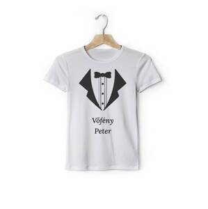 Personal Páros férfi póló saját szöveggel - Vőfény öltöny Szín: Fehér, Méret - felnőtt: L