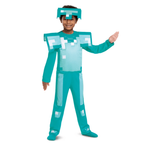 Godan Gyerek kosztüm - Minecraft kék Méret - gyermek: M