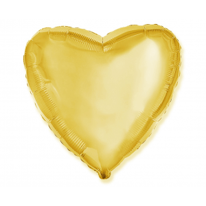 Flexmetal Arany szív fólia lufi