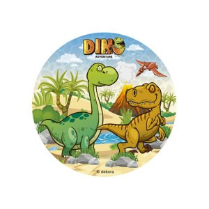 Dekora Ehető papír - Dino 15,5 cm