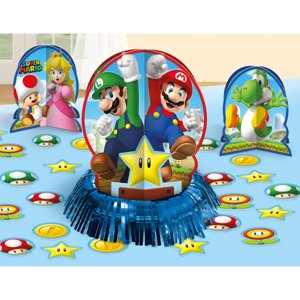 Amscan Asztali dekoráció - Super Mario 23 db