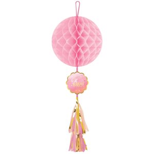 Amscan Függő dekoráció Oh Baby Girl - rózsaszín