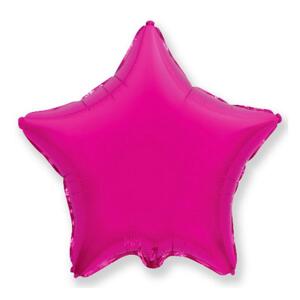 Flexmetal Fólia léggömb csillag sötét rózsaszín 46 cm