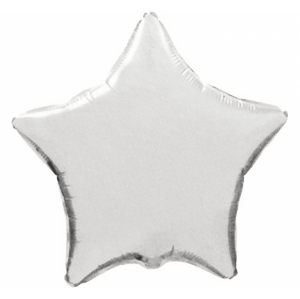 Flexmetal Csillag fólia lufi - ezüst