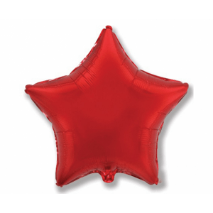 Flexmetal Csillag fólia lufi - Piros