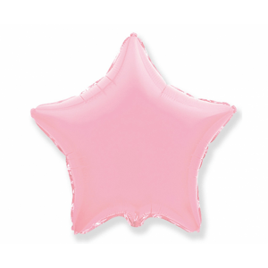 Flexmetal Csillag fólia lufi - rózsaszín