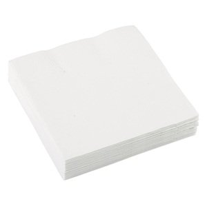 Amscan Fehér szalvéták 25x25 cm