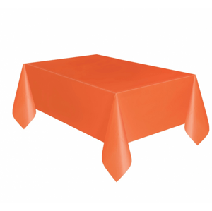 Unique Party Műanyag asztalterítő - Narancs 137 x 274 cm