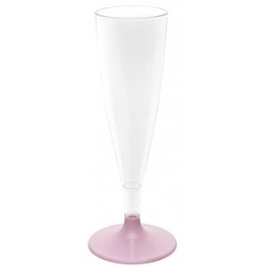 Santex Pezsgős poharak - egyszínű 6 db Szín: Rózsaszín