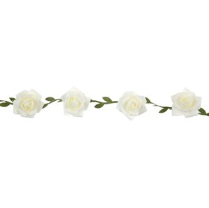 Santex Girland rózsákkal Szín: Fehér