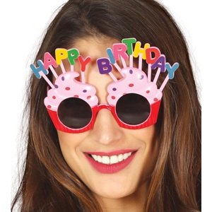 Guirca Születésnapi szemüveg - rózsaszín