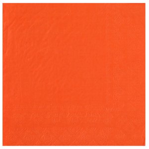 Santex Szalvéták - egyszínű 33 x 33 cm Szín: Narancssárga